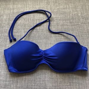 Pink Push-up Bandeau Bikini Swim top